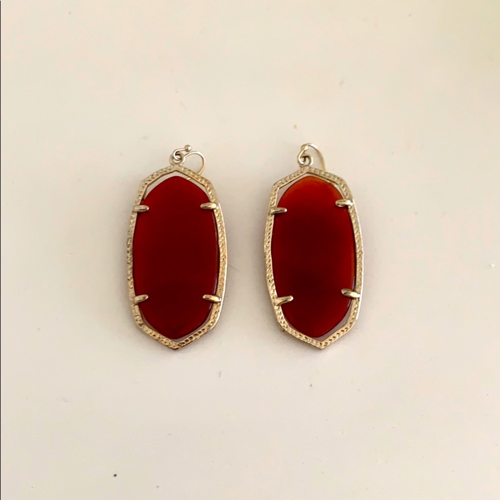 Kendra Scott Danielle Burnt Orange Earrings